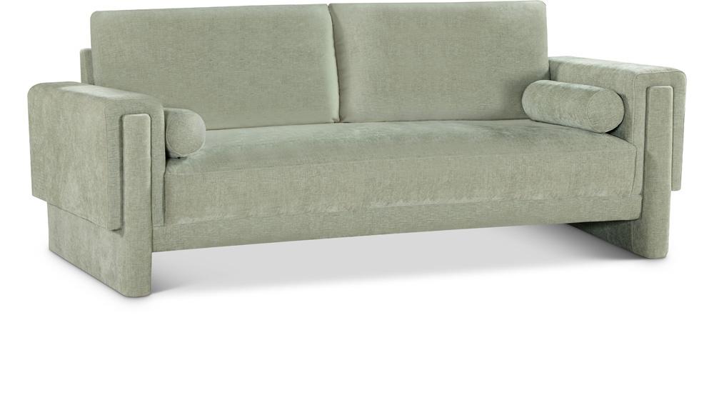 Meridian Furniture - Madeline Mint Chenille Fabric Sofa - 152Mint-S veiw 1