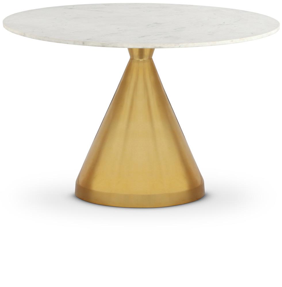 Meridian Furniture - Emery White Marble Dining Table - 885-T veiw 1