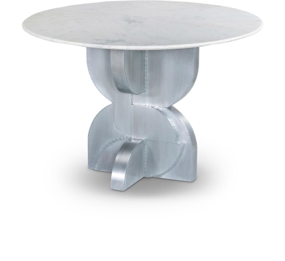 Meridian Furniture - Alden White Dining Table - 959-T veiw 1
