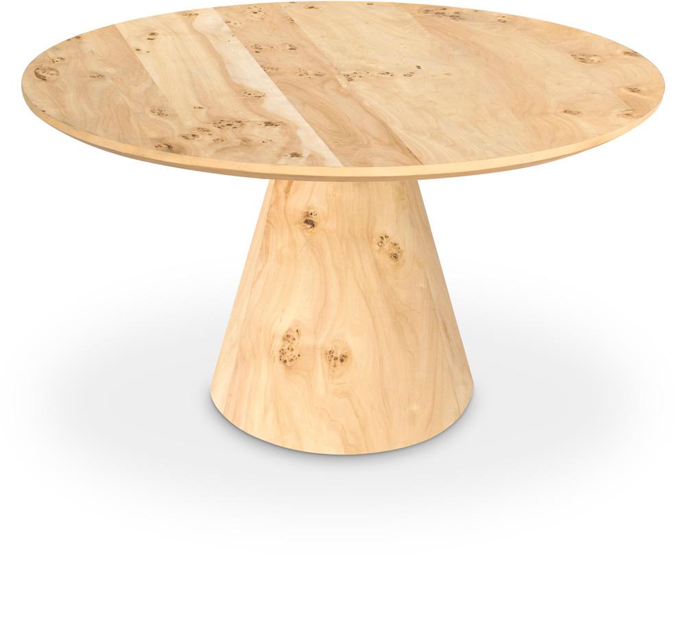 Meridian Furniture - Linette Burl Wood Dining Table - 878-T veiw 1