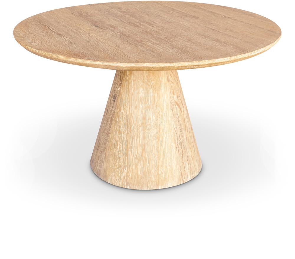 Meridian Furniture - Linette White Oak Dining Table - 877-T veiw 1