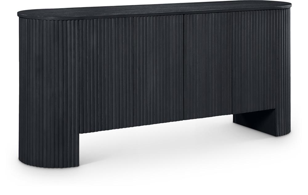 Meridian Furniture - Belinda Black Sideboard/Buffet - 385Black veiw 1