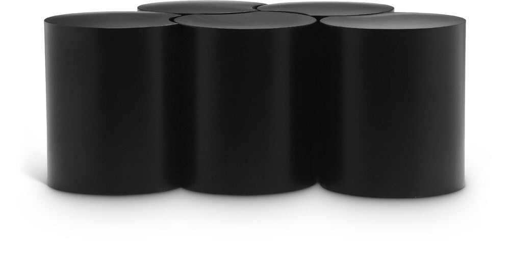 Meridian Furniture - Dimple Black Coffee Table - 5Pc - 99081Black-5D veiw 1