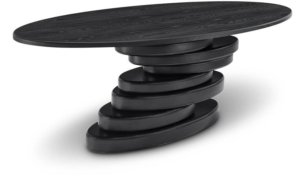 Meridian Furniture - Moriah Black Dining Table - 924Black-T veiw 1
