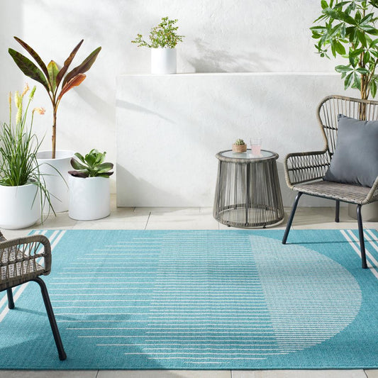 Livabliss - Alfresco 810inx810in Machine Woven Rug - ALF9691-810SQ veiw 2