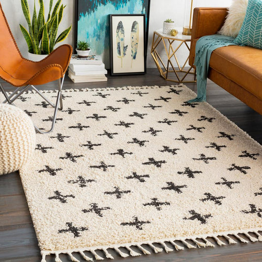 Livabliss - Berber Shag 53inx73in Machine Woven Rug - BBE2310-5373 veiw 2