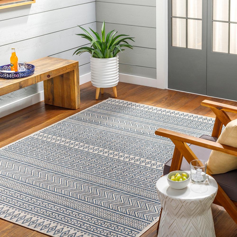 Livabliss - Eagean 710inx710in Machine Woven Rug - EAG2428-710RD veiw 2