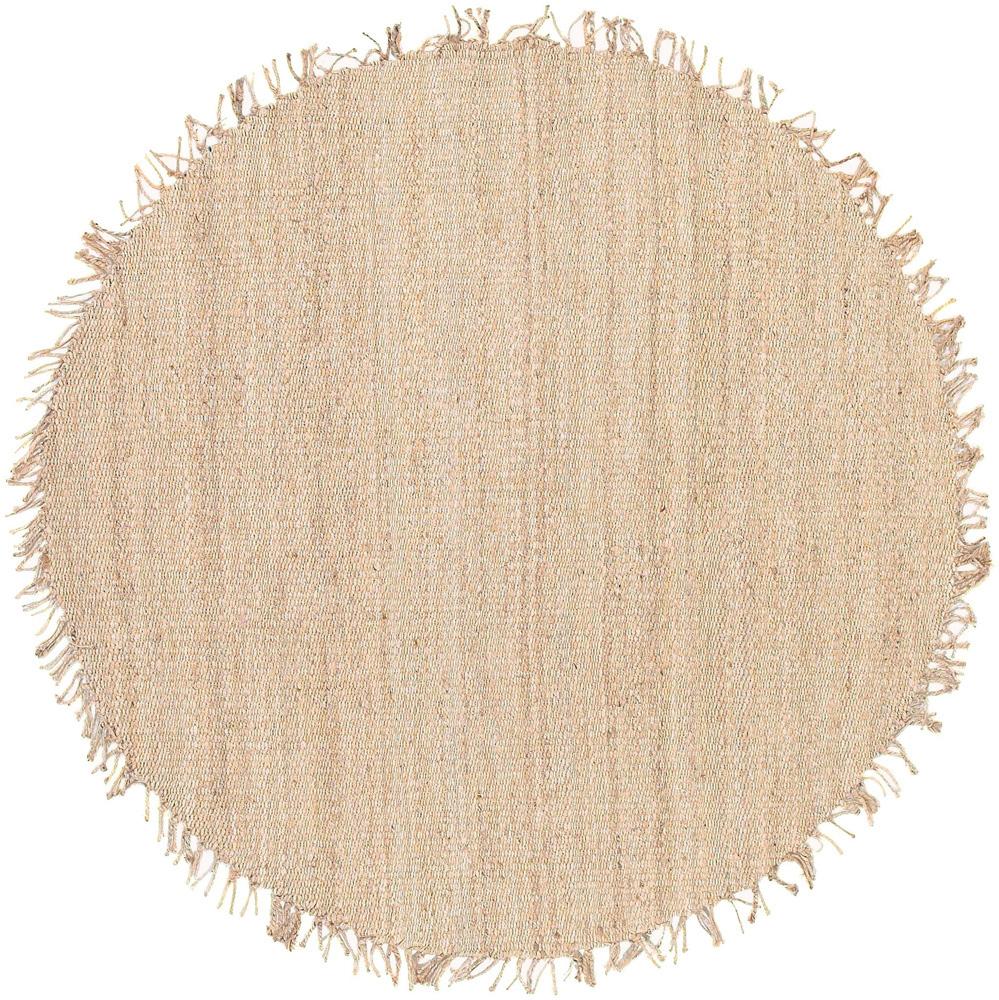 Livabliss - Jute JUTE 8x8 Handmade Rug - JUITE-8RD veiw 1