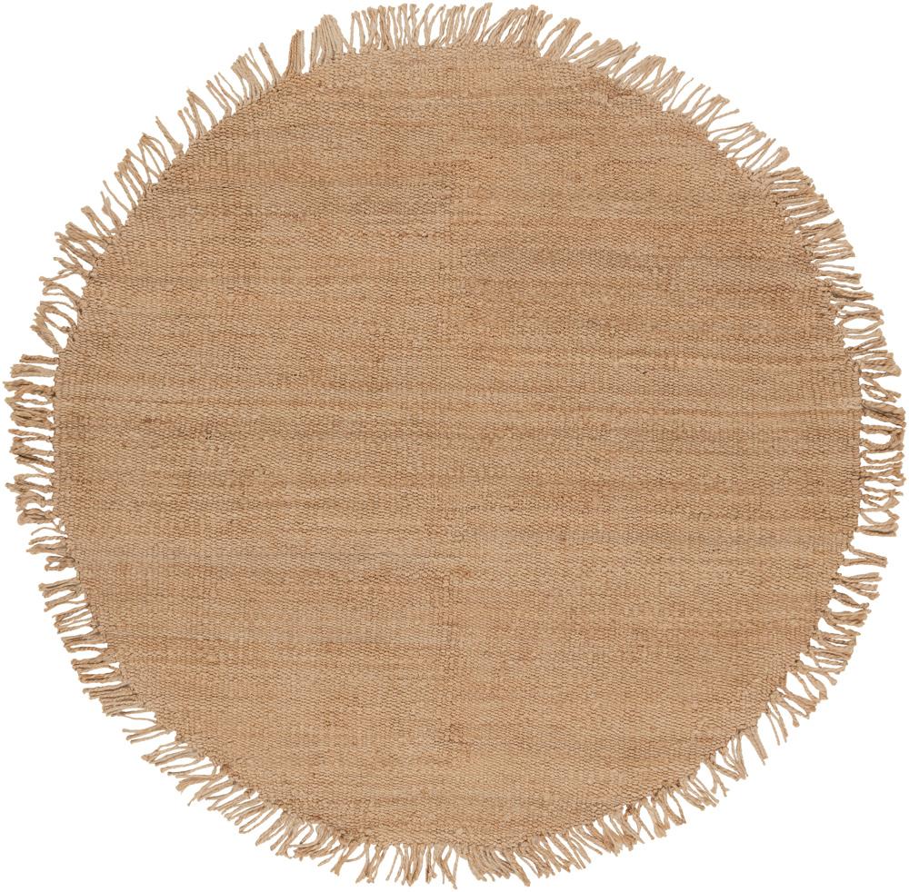 Livabliss - JUTE NATURAL 10x10 Handmade Rug - J-10RD veiw 1