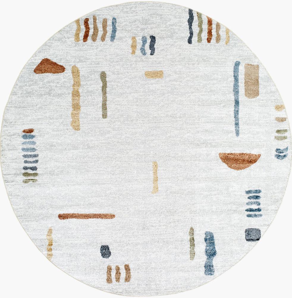 Livabliss - Lillian 67inx67in Machine Woven Rug - LLL2313-67RD veiw 1