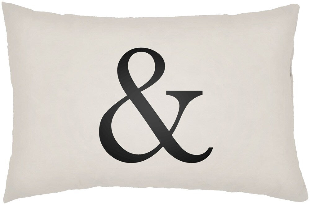 Livabliss - Ampersand 14inLx22inW Lumbar Pillow - AMP001-1422 veiw 1