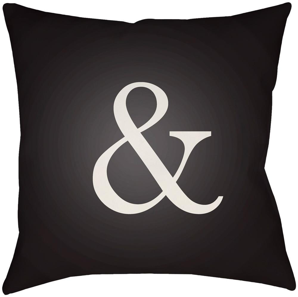 Livabliss - Ampersand 20inLx20inW Accent Pillow - AMP003-2020 veiw 1