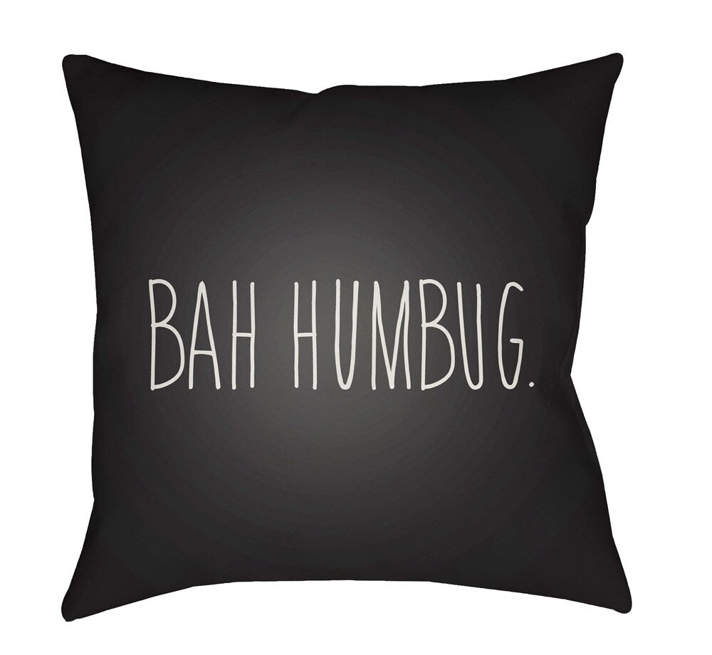 Livabliss - Bahhumbug 18inLx18inW Accent Pillow - HDY004-1818 veiw 1