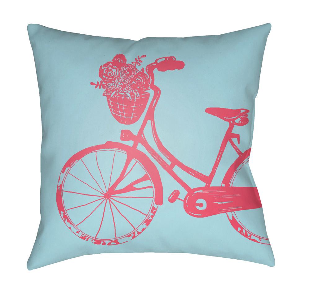 Livabliss - Bicycle 20inLx20inW Accent Pillow - LIL010-2020 veiw 1
