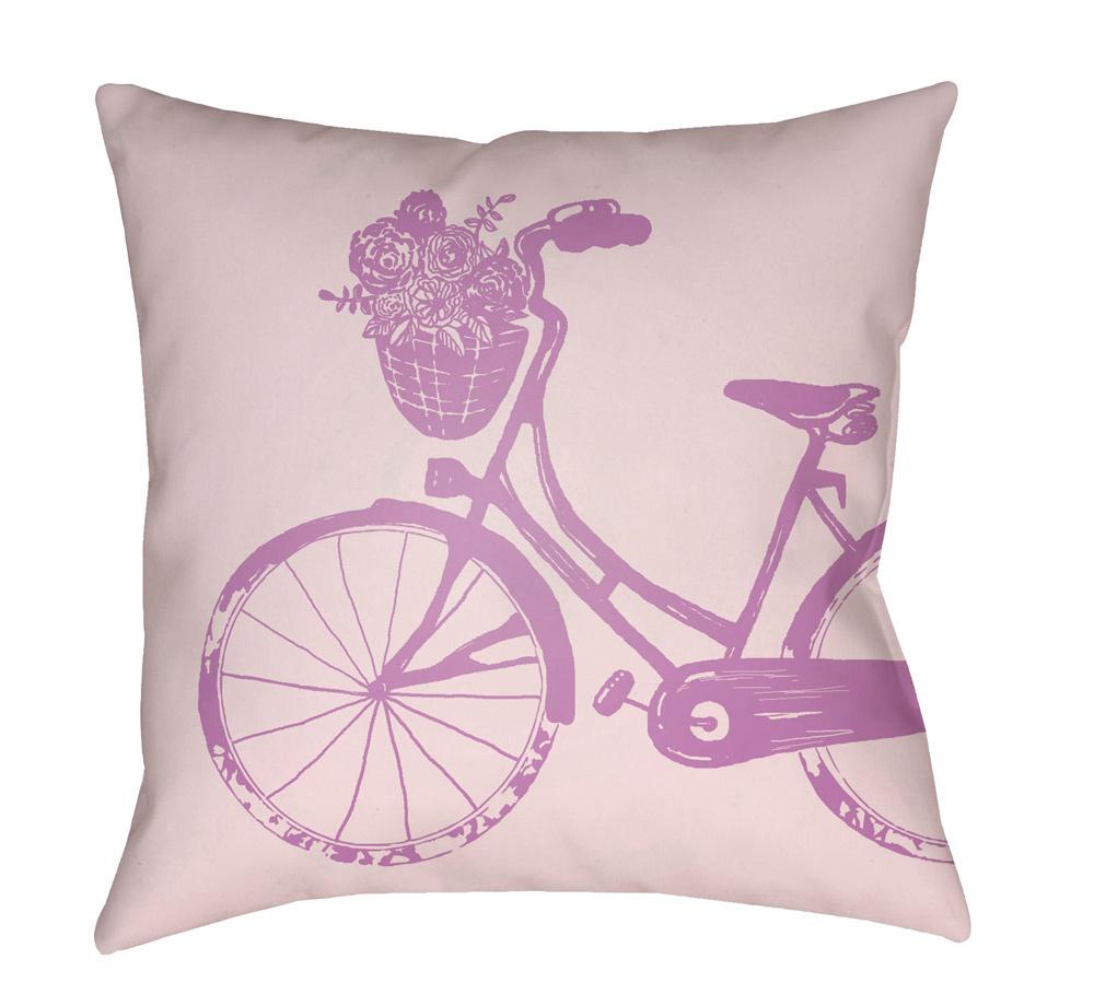 Livabliss - Bicycle 20inLx20inW Accent Pillow - LIL011-2020 veiw 1