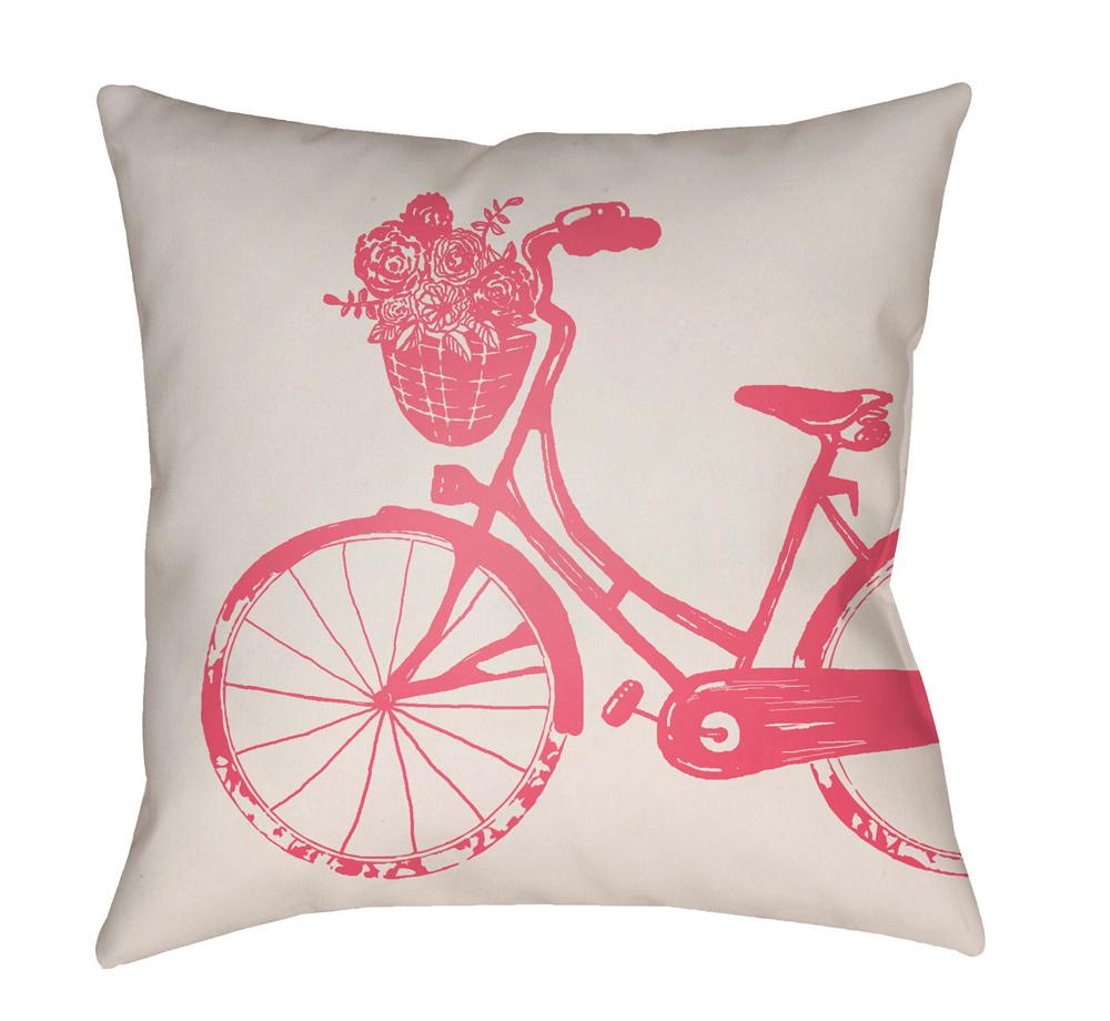 Livabliss - Bicycle 20inLx20inW Accent Pillow - LIL015-2020 veiw 1