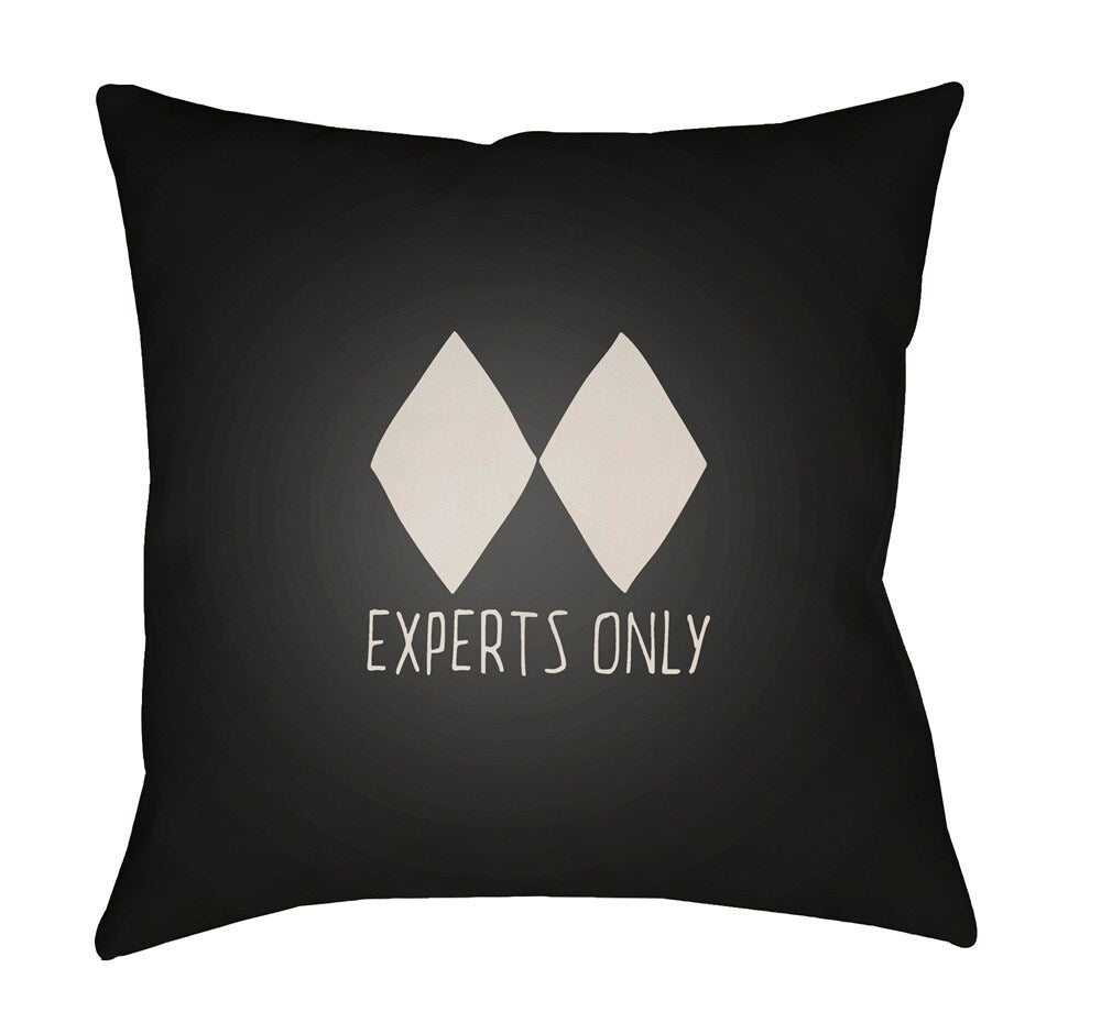 Livabliss - Black Diamond 18inLx18inW Accent Pillow - SKI002-1818 veiw 1