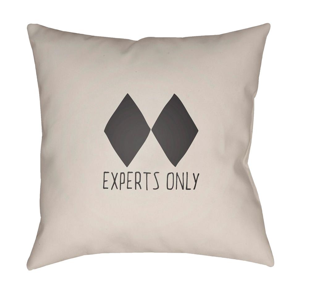 Livabliss - Black Diamond 18inLx18inW Accent Pillow - SKI005-1818 veiw 1