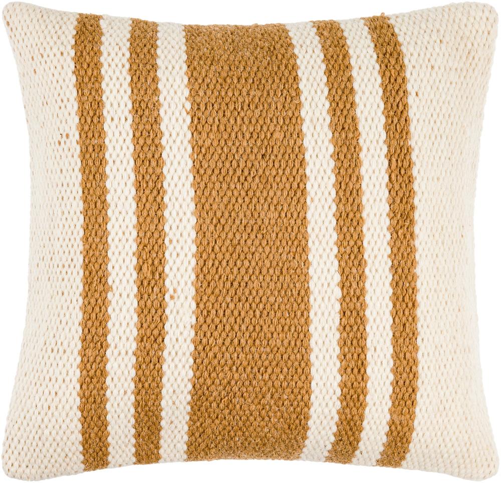 Livabliss - Brett 18inLx18inW Accent Pillow - With Down Insert - BOBT005-1818D veiw 1