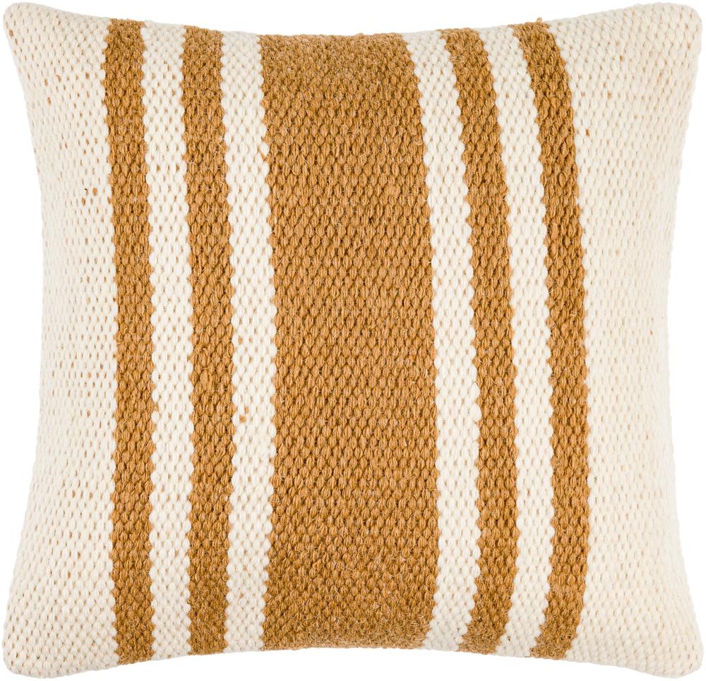 Livabliss - Brett 22inLx22inW Accent Pillow - With Down Insert - BOBT005-2222D veiw 1