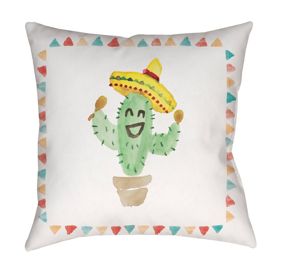 Livabliss - Cactus 20inLx20inW Accent Pillow - WMAYO028-2020 veiw 1