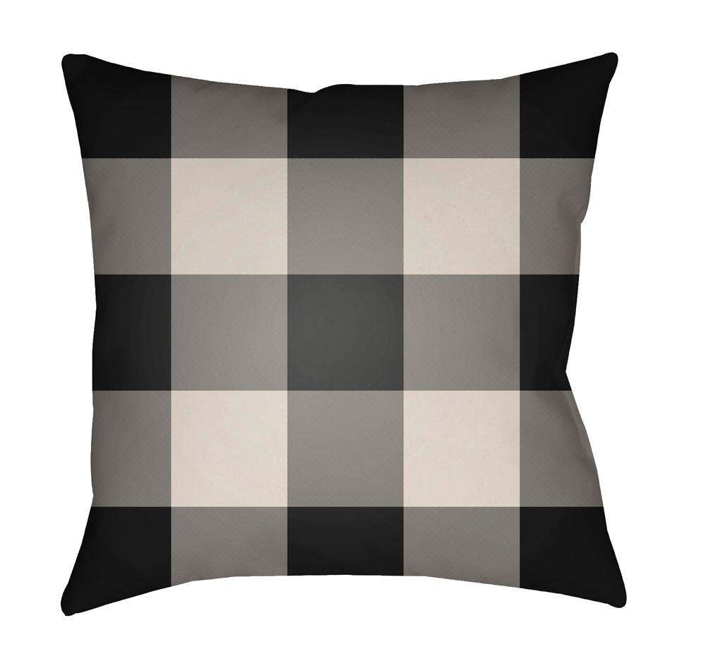 Livabliss - Checker 20inLx20inW Accent Pillow - PLAID030-2020 veiw 1