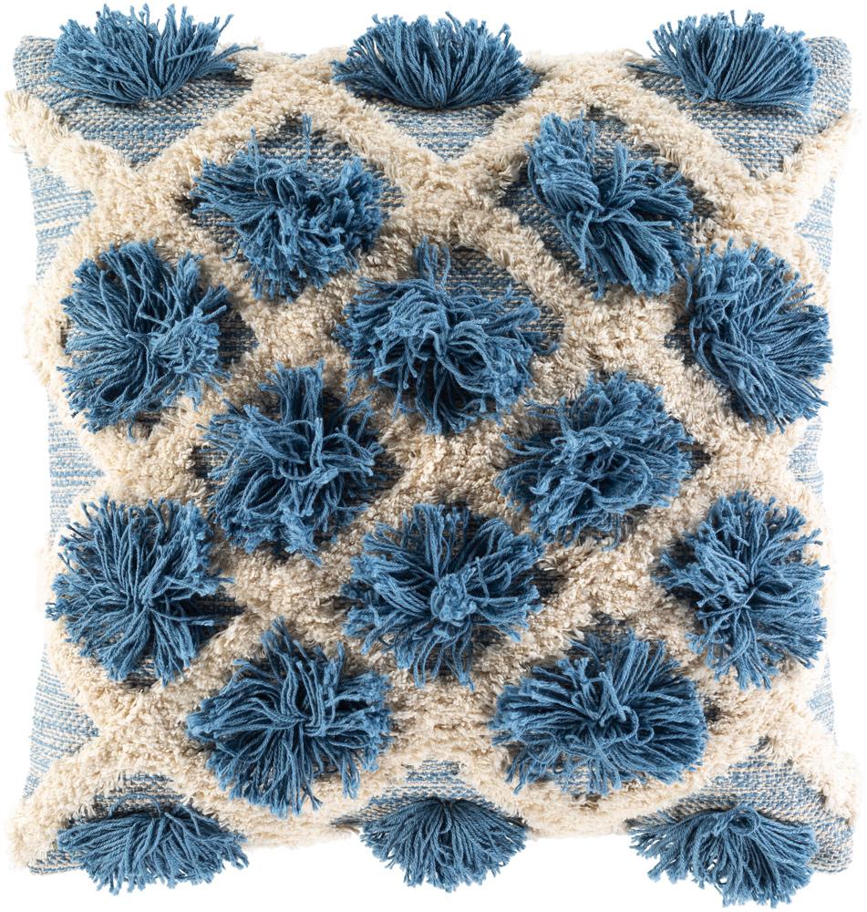 Livabliss - Edric 22inLx22inW Accent Pillow - With Down Insert - EDR002-2222D veiw 1