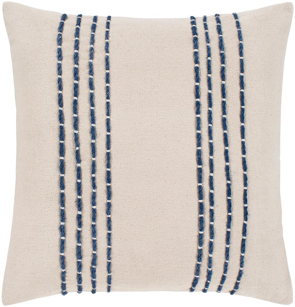 Livabliss - Emilio 22inLx22inW Accent Pillow - With Down Insert - EML004-2222D veiw 1