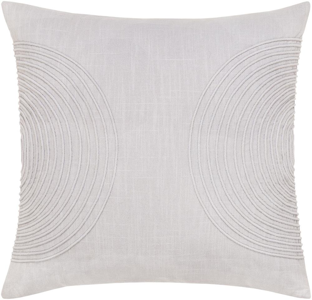 Livabliss - Erlands 22inLx22inW Accent Pillow - With Down Insert - ERD002-2222D_CLOSEOUT veiw 1