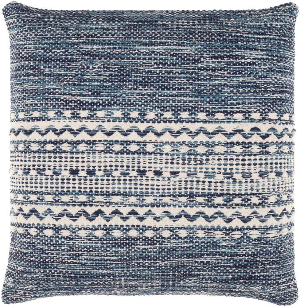 Livabliss - Ethan 20inLx20inW Accent Pillow - With Down Insert - EHN001-2020D veiw 1