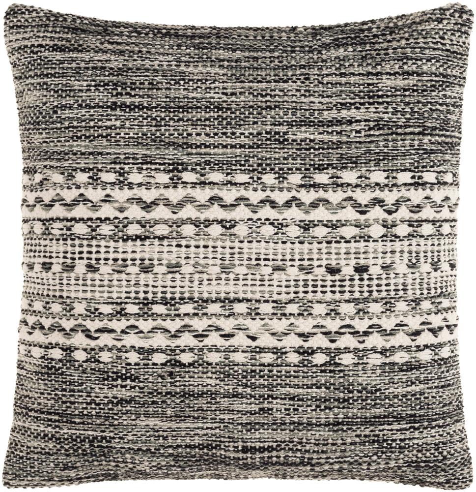 Livabliss - Ethan 20inLx20inW Accent Pillow - With Down Insert - EHN003-2020D veiw 1