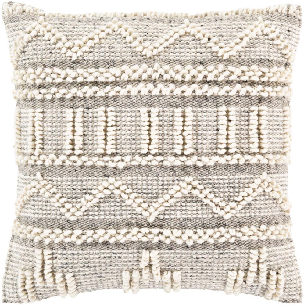 Livabliss - Faroe 18inLx18inW Accent Pillow - With Down Insert - FAO002-1818D veiw 1