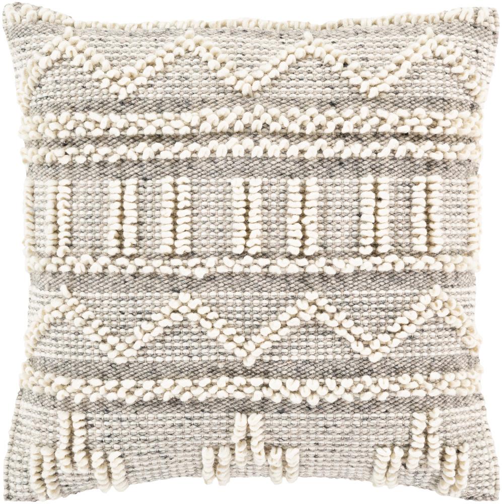 Livabliss - Faroe 22inLx22inW Accent Pillow - With Down Insert - FAO002-2222D veiw 1
