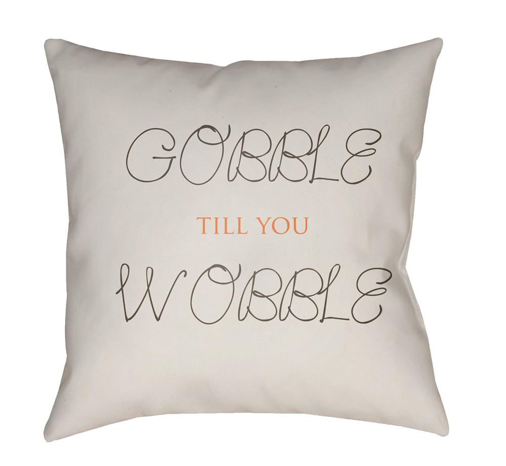 Livabliss - Gobble Till You Wobble 20inLx20inW Accent Pillow - GOBBLE004-2020 veiw 1
