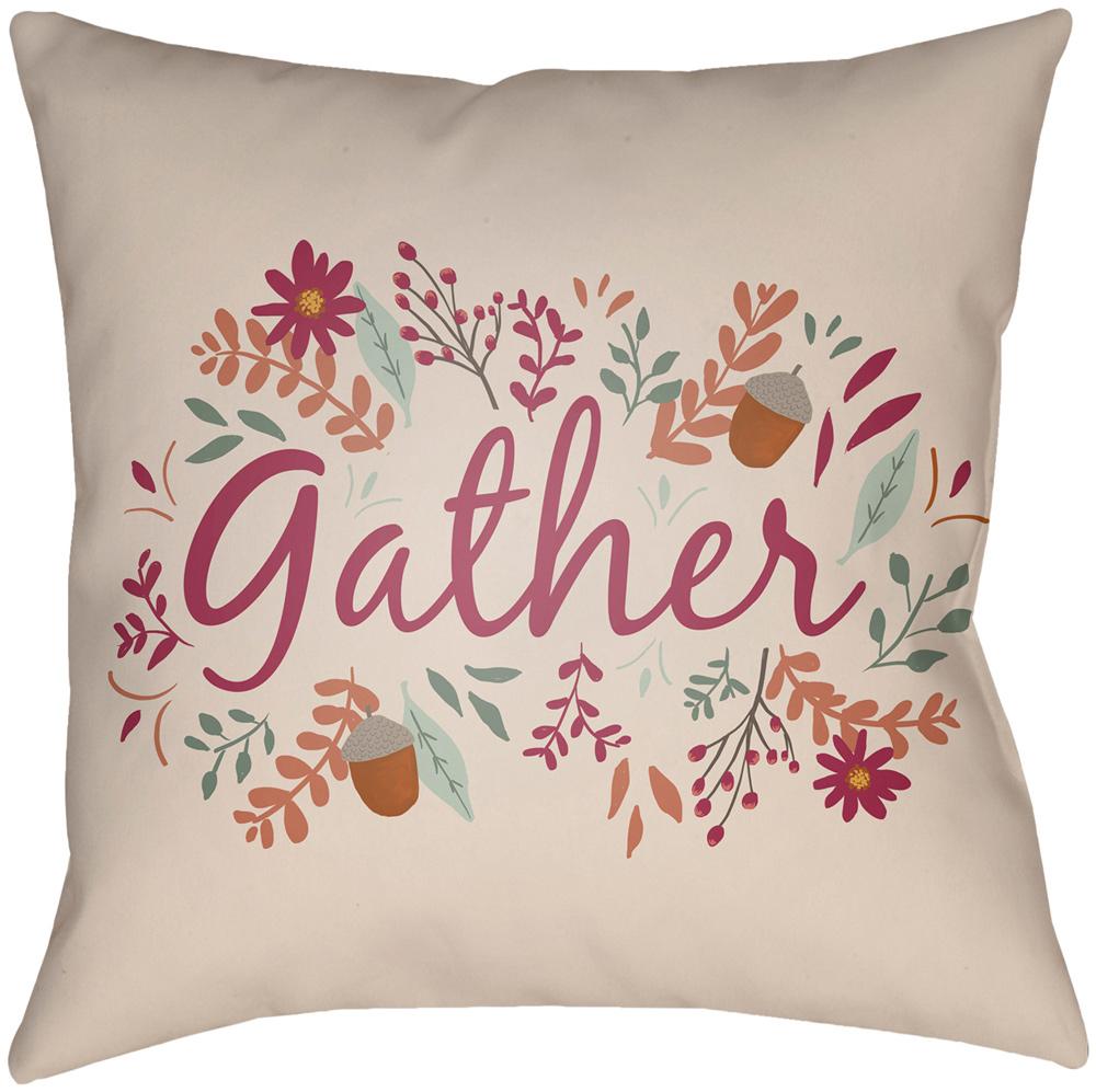 Livabliss - Gratitude 16inLx16inW Accent Pillow - GTD009-1616 veiw 1