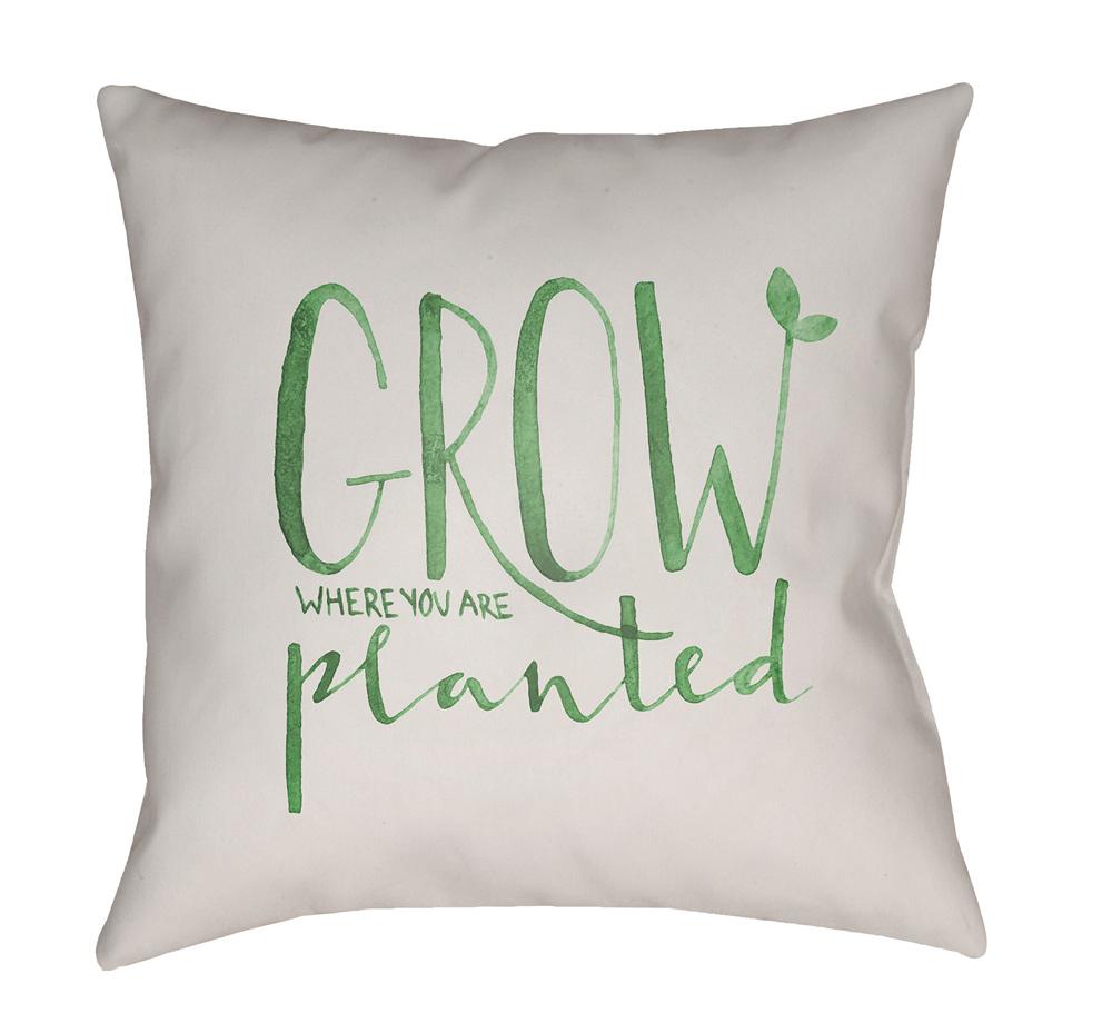 Livabliss - Grow 18inLx18inW Accent Pillow - QTE010-1818 veiw 1