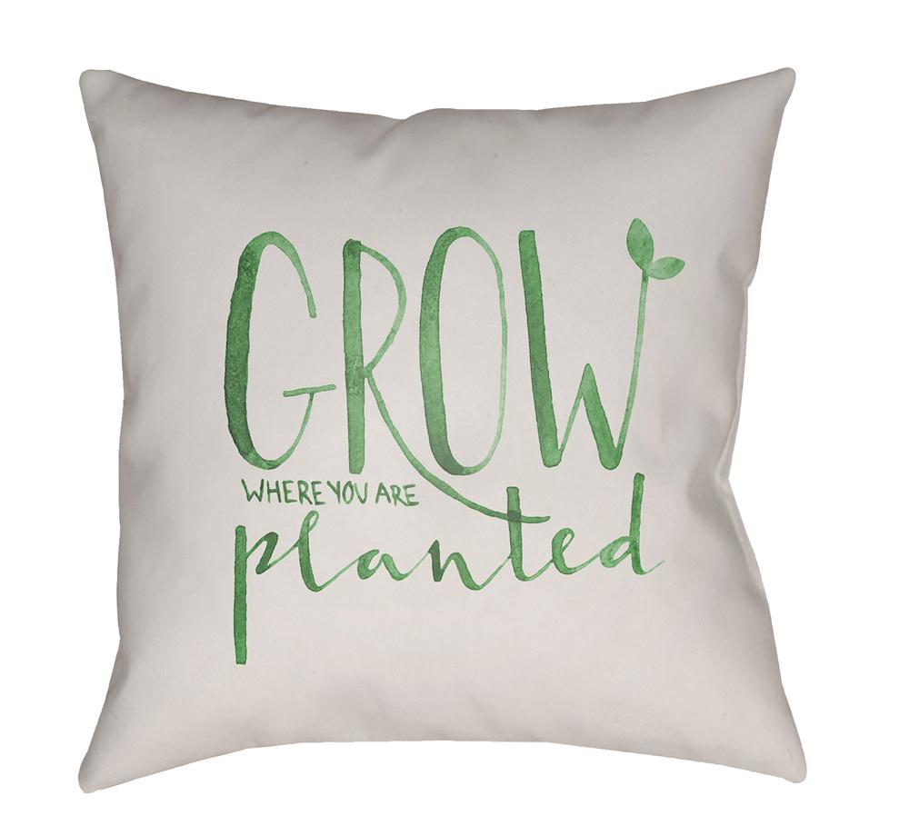 Livabliss - Grow 20inLx20inW Accent Pillow - QTE010-2020 veiw 1