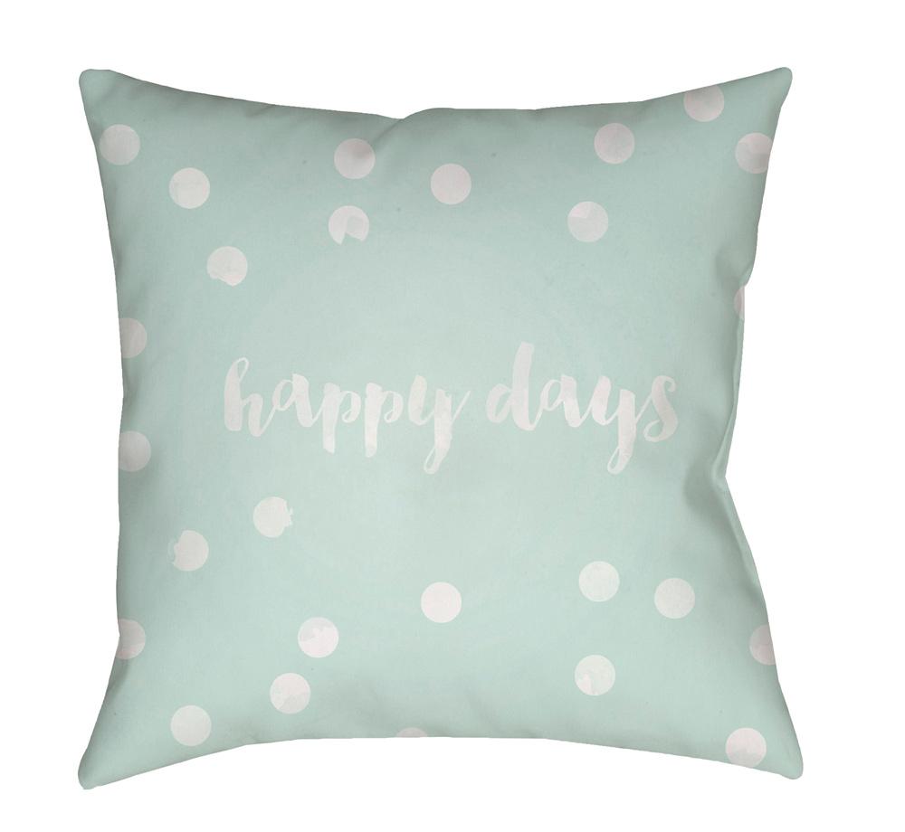 Livabliss - Happy Days 18inLx18inW Accent Pillow - QTE038-1818 veiw 1