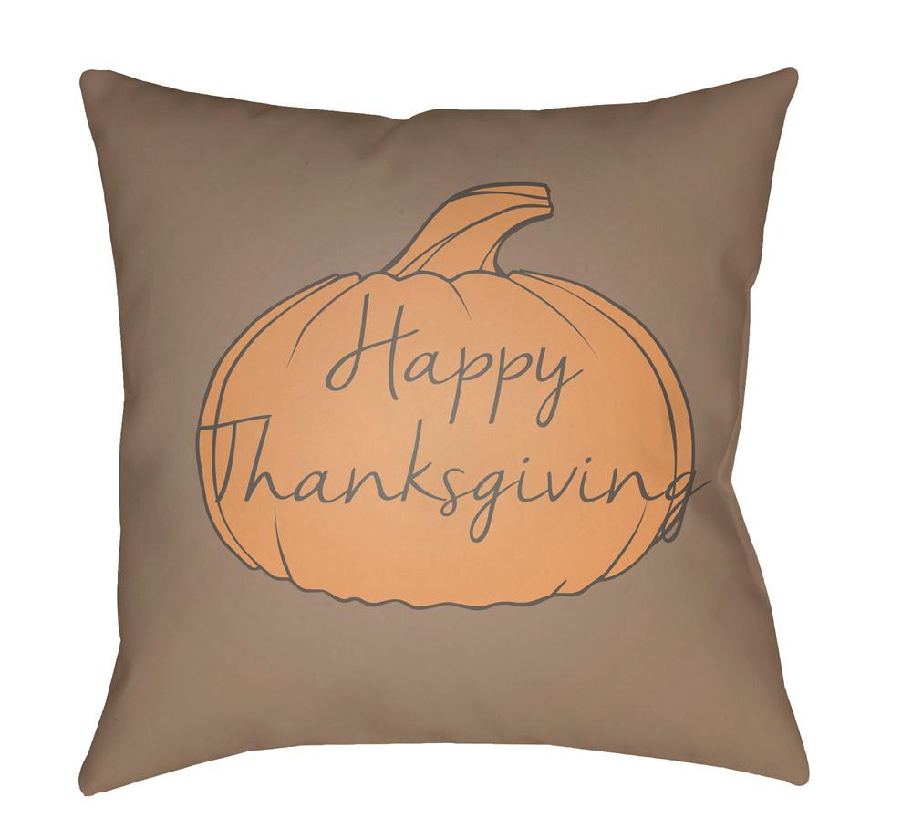 Livabliss - Happy Thanksgiving 20inLx20inW Accent Pillow - HPY003-2020 veiw 1
