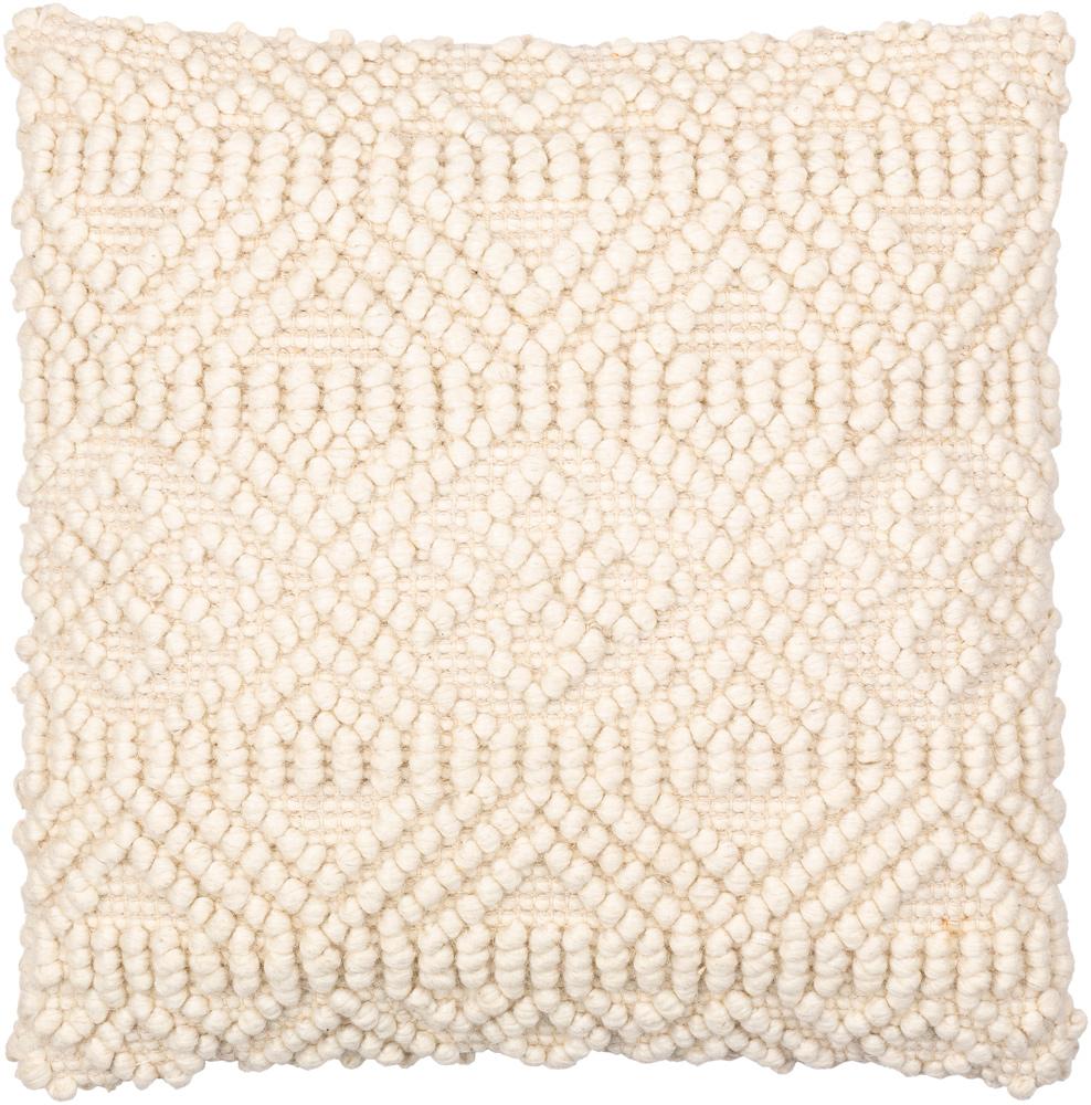 Livabliss - Hygge 20inLx20inW Accent Pillow - With Down Insert - HYG004-2020D veiw 1