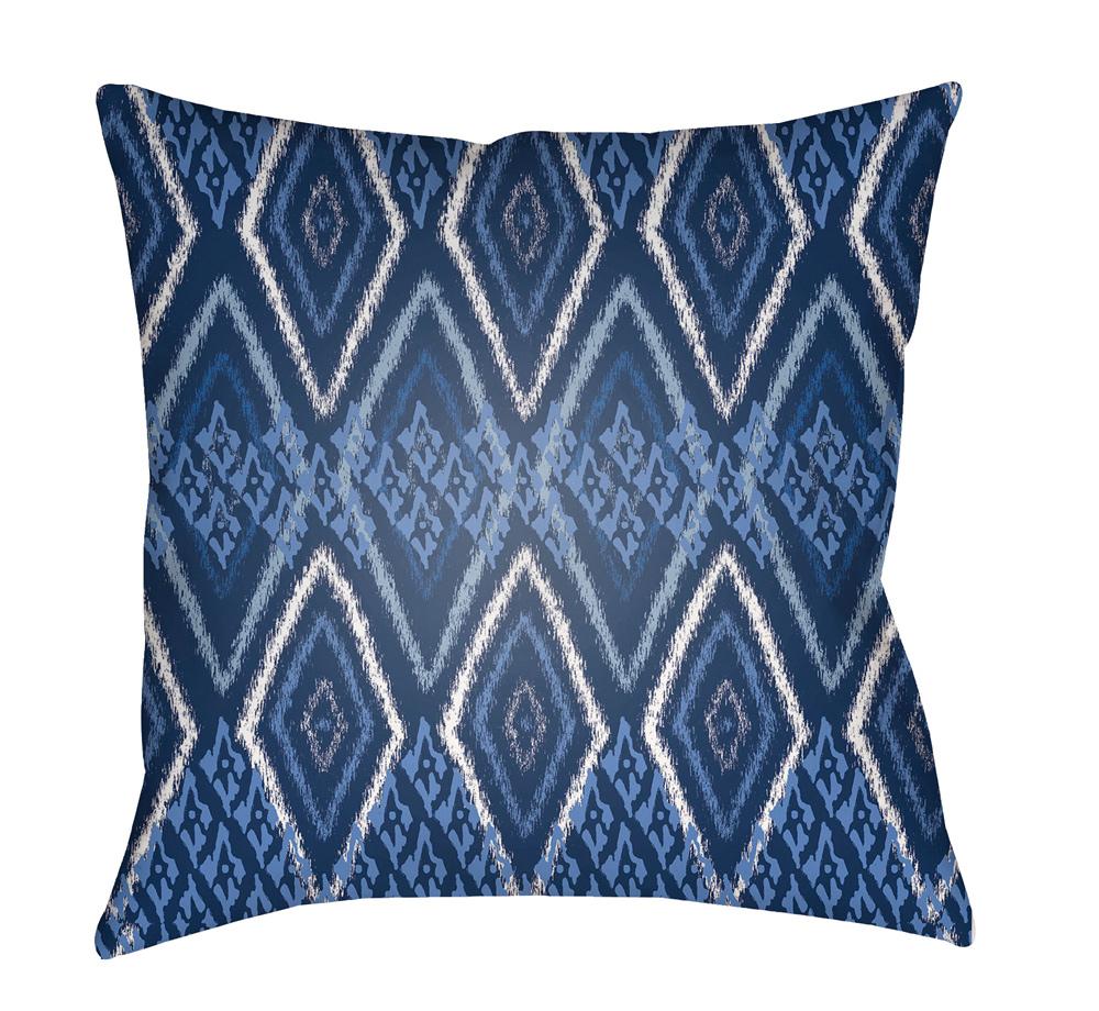 Livabliss - Indigo Blues 18inLx18inW Accent Pillow - ID001-1818 veiw 1