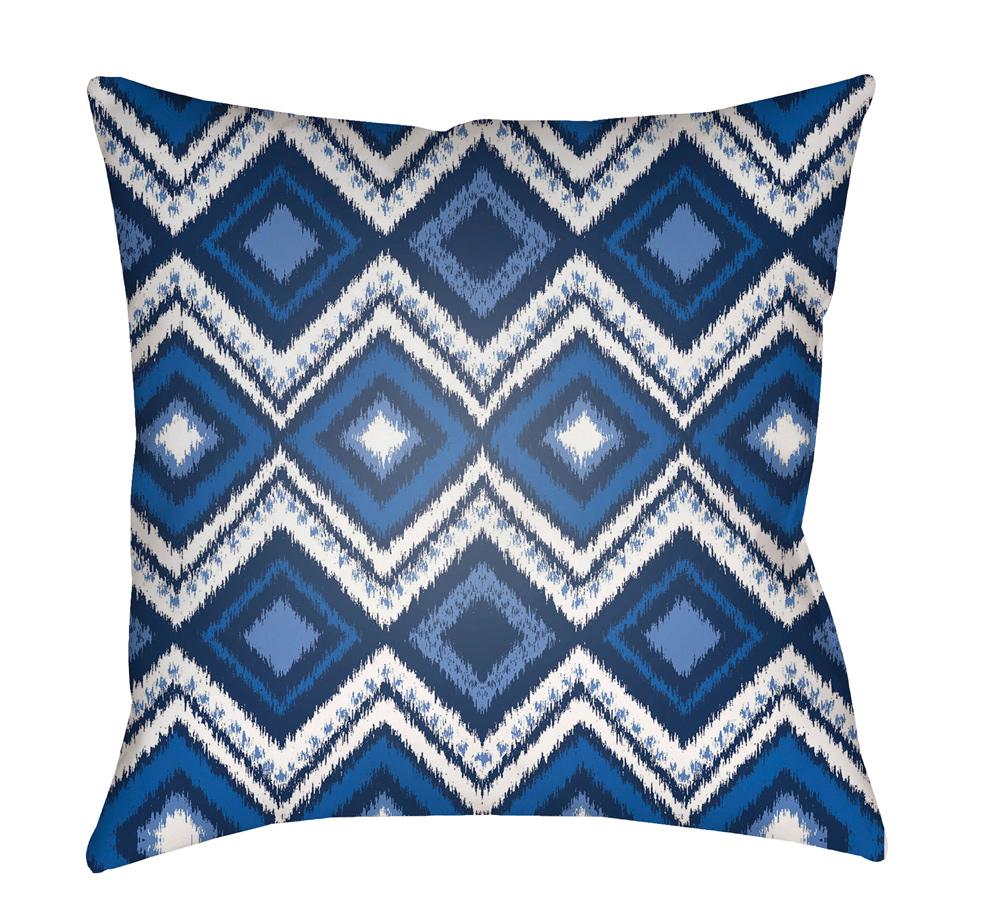 Livabliss - Indigo Blues 18inLx18inW Accent Pillow - ID002-1818 veiw 1