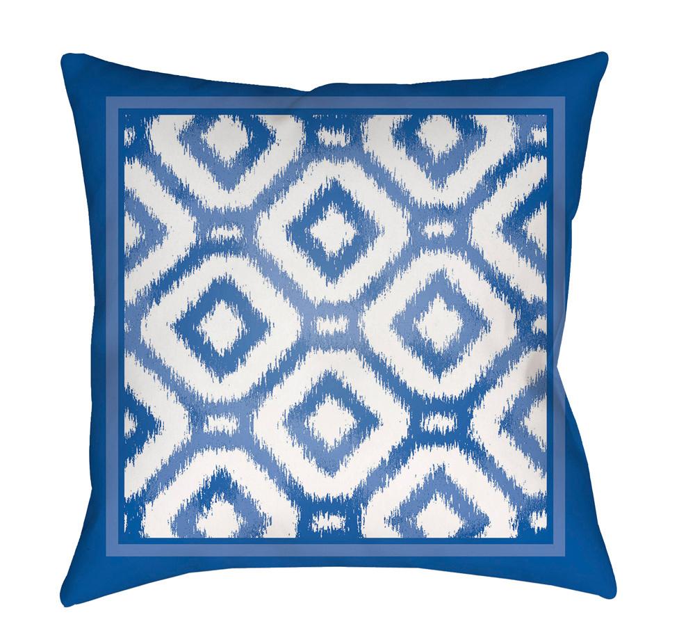Livabliss - Indigo Blues 20inLx20inW Accent Pillow - ID015-2020 veiw 1