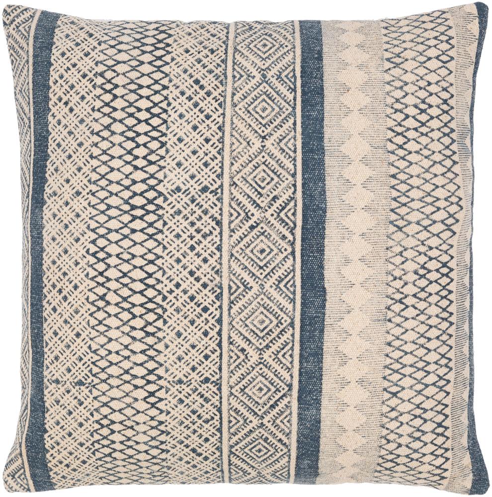 Livabliss - Janya 22inLx22inW Accent Pillow - With Down Insert - JNY008-2222D veiw 1