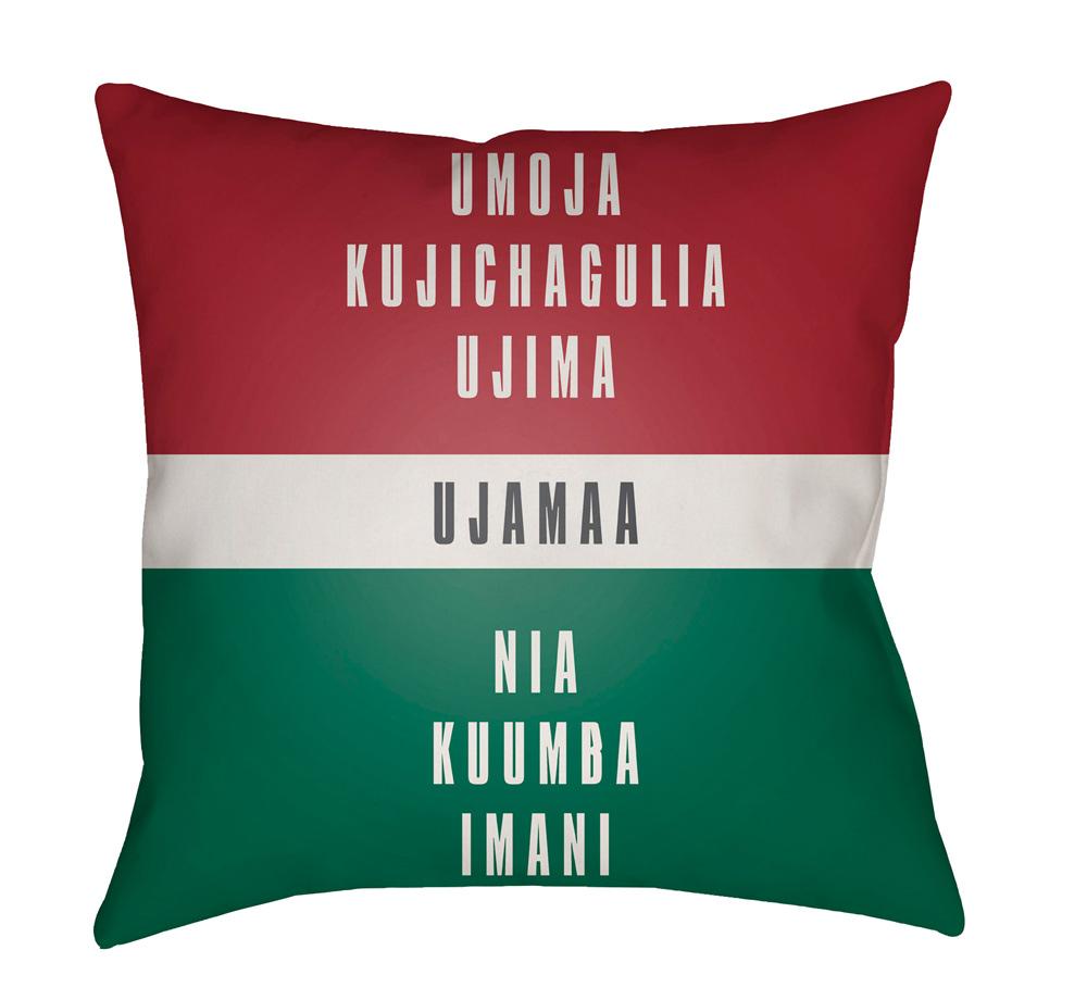 Livabliss - Kwanzaa III 18inLx18inW Accent Pillow - HDY052-1818 veiw 1