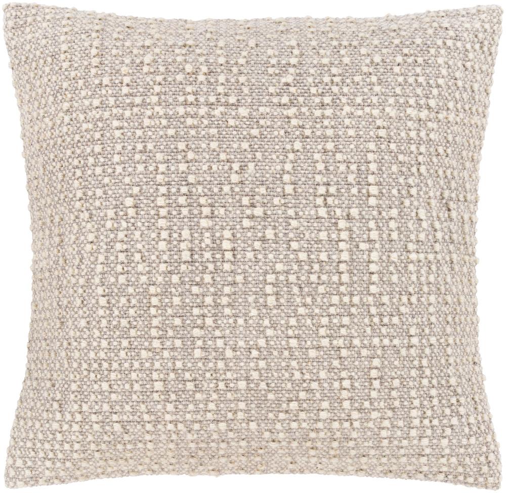 Livabliss - Leif 20inLx20inW Accent Pillow - With Down Insert - LIF004-2020D veiw 1