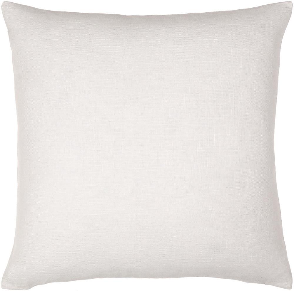 Livabliss - Linen Solid 18inLx18inW Accent Pillow - With Down Insert - LSL001-1818D_CLOSEOUT veiw 1