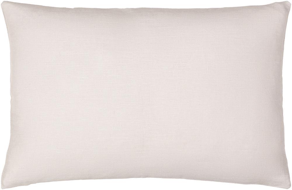Livabliss - Linen Solid 13inLx20inW Lumbar Pillow - With Poly Insert - LSL001-1320P_CLOSEOUT veiw 1