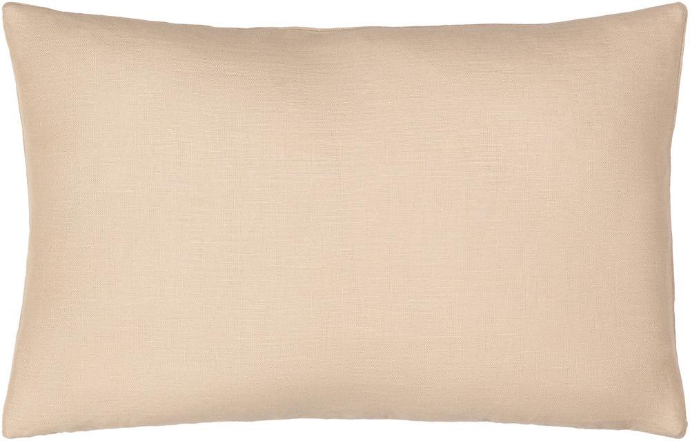 Livabliss - Linen Solid 13inLx20inW Lumbar Pillow - With Poly Insert - LSL004-1320P_CLOSEOUT veiw 1