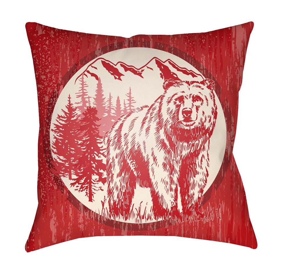 Livabliss - Lodge Cabin 20inLx20inW Accent Pillow - LGCB2016-2020 veiw 1